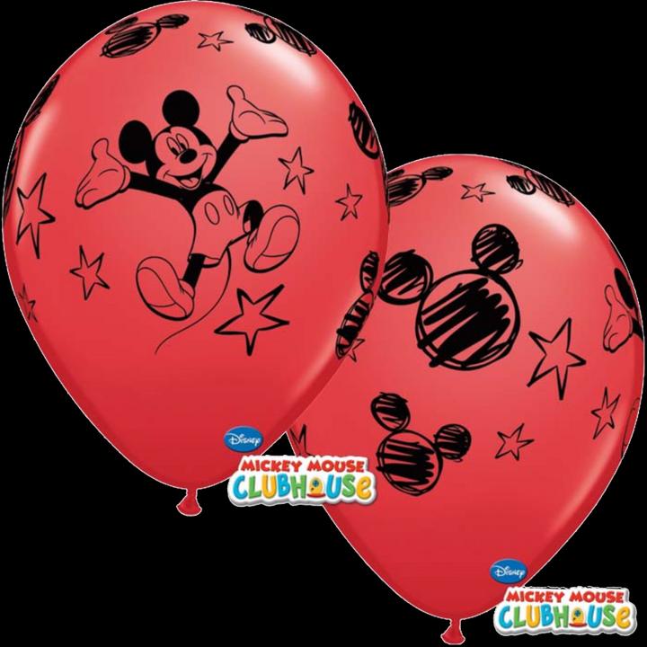 Actual product image Pionneer Red Balloons Mickey Mouse (6 x)