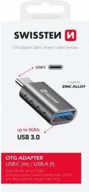 Immagine prodotto Swissten OTG Adapter (USB tipo C, USB-A, USB-A)