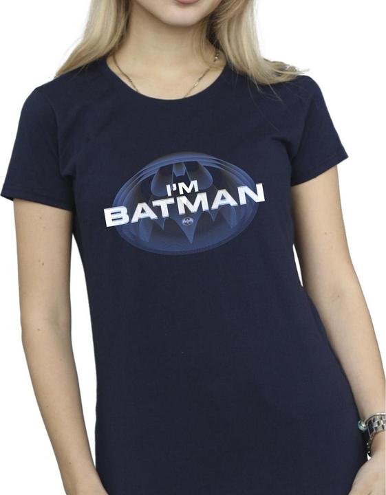 Actual product image Womens/Ladies The Flash I'm Batman Cotton T-Shirt (XXL)