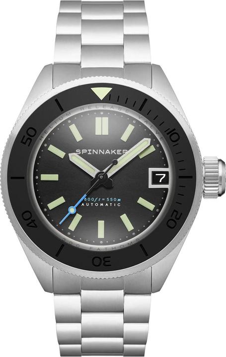 Produktbild Spinnaker SP-5098-33 Picard Volcano Black Automatik Taucheruhr 45mm 55ATM (Taucheruhr)