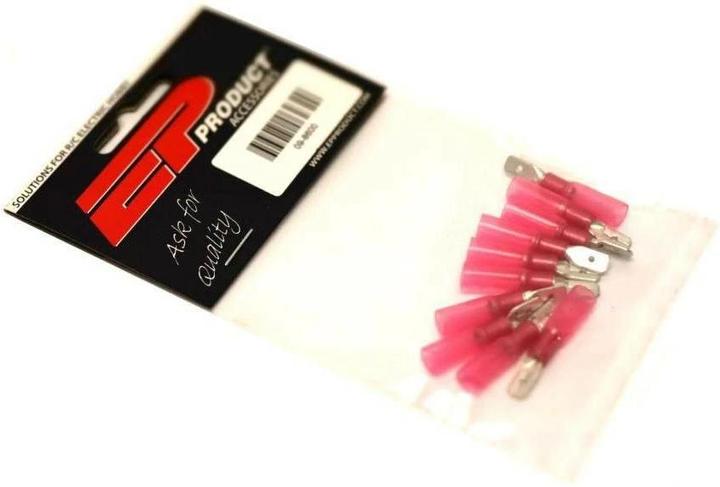 Produktbild EP Flachstecker WP 6.3 x 0.8 mm, männlich, Rot, 10 Stk.