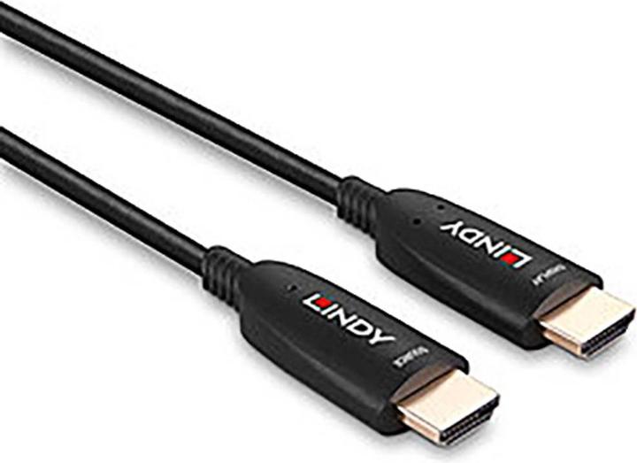 Immagine prodotto Lindy Cavo ibrido HDMI 8K60 in fibra ottica da 15 m Cavo AOC per qualsiasi applicazione e risoluzione HDMI (15 m, HDMI)