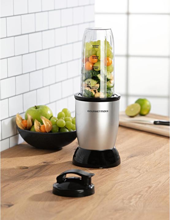 Image du produit Gourmetmaxx Extracteur de nutriments Nutrition Noir/Argent (500 W)