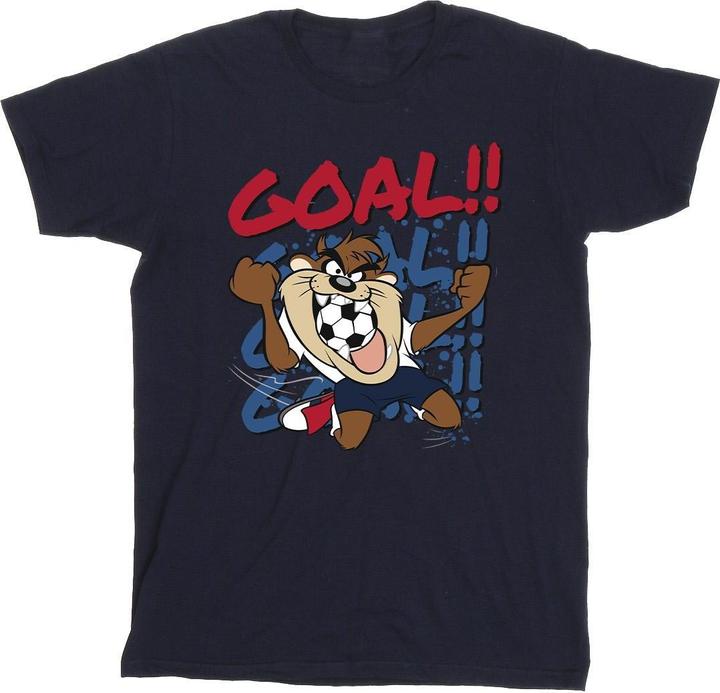 Actual product image Looney Tunes Mens Taz Goal Goal Goal T-Shirt (3XL)