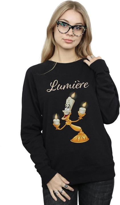 Actual product image Disney Womens/Ladies Beauty And The Beast Be Our Guest Sweatshirt (XXL)