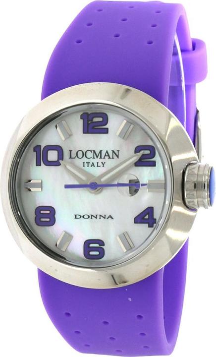 Produktbild Locman Italy Damenuhr Donna lila Kautschuk Ref. 0421 (Analoguhr, 36 mm)