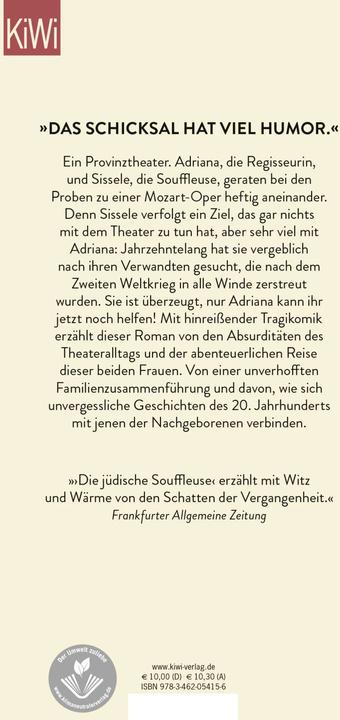 Immagine prodotto Die jüdische Souffleuse (Tedesco, Adriana Altari, 2020)