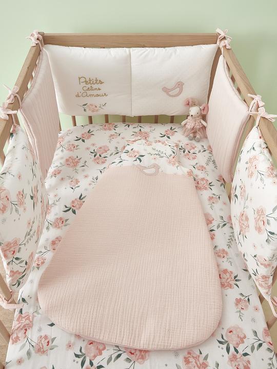 Pale pink, off-white flowered