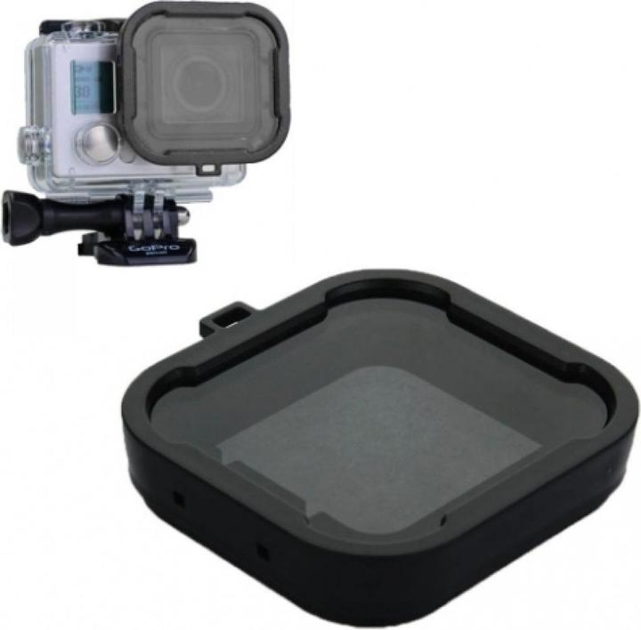 PowerGuard Filtre GoPro gris pour GoPro Hero 3+ et Hero 4 avec boîtier standard (4)