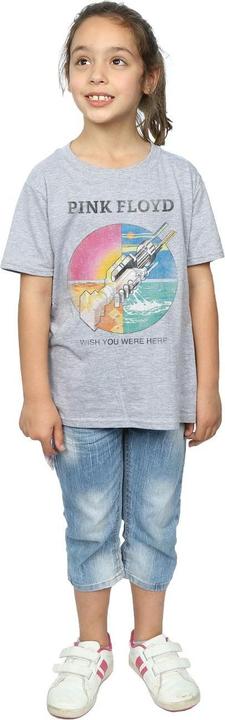 Actual product image Pink Floyd Girls Wish You Were Here Boyfriend Fit Cotton T-Shirt (116)