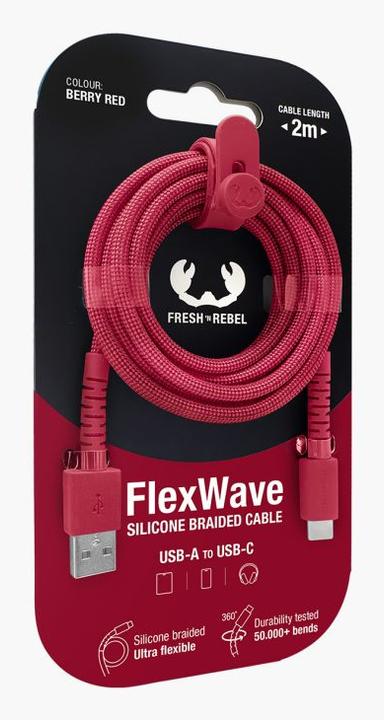 Immagine prodotto Fresh'N Rebel 231891 USB-A to USB-C Kabel 2m (2 m, USB 3.2 Gen 1, 18 W)