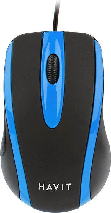 Image du produit Havit Souris universelle MS753 (black & blue) (Filaire)