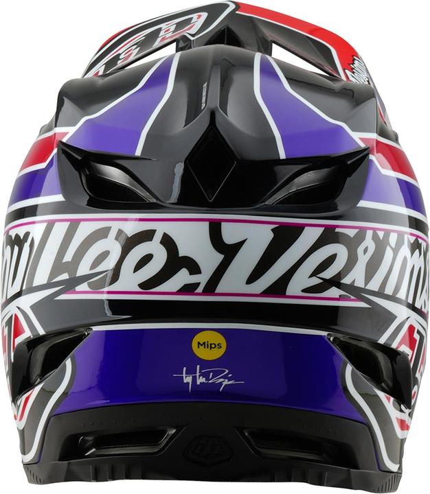 Produktbild Troy Lee Designs D4 Polyacrylite MIPS Helm, Linear, black, L | 58-59cm