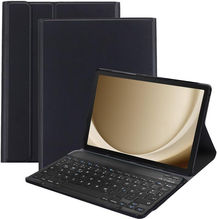 Actual product image Cazy Keyboard case compatible with Samsung Galaxy Tab A9+ - Protective case with magnetic detachable (DE, Galaxy Tab A9+)
