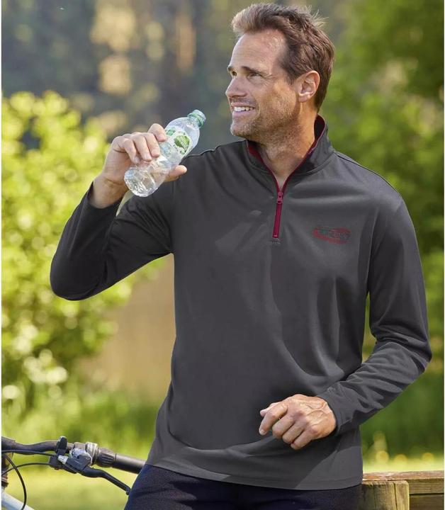 Produktbild Atlas For Men 2erPack UnterziehPullover Running mit RVKragen (M)