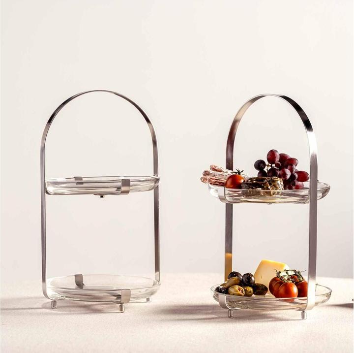 Produktbild Leonardo Etagere Cucina 2-teilig, Silber