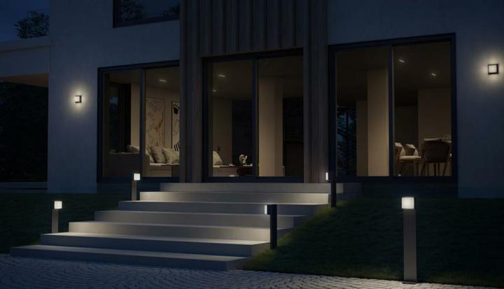 Image du produit Steinel Lampe d'extérieur à LED à capteur (655 lm, IP44)