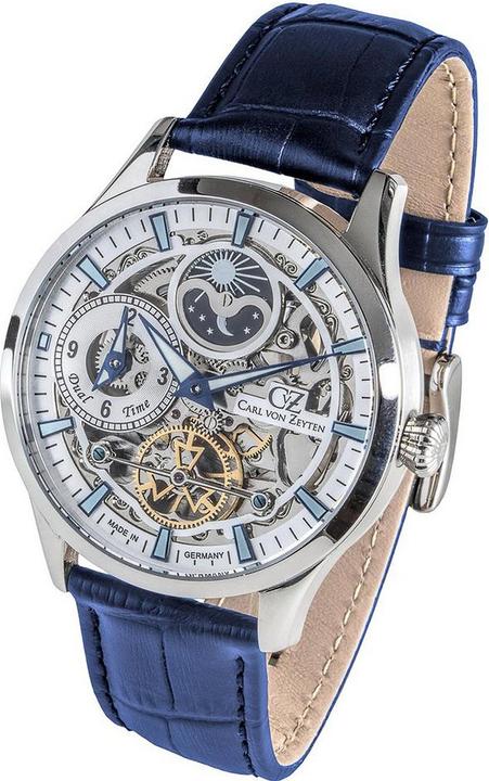 Produktbild Carl von Zeyten CVZ0063SLS Freiburg Automatik Dual Time 44mm (Analoguhr, 44 mm)