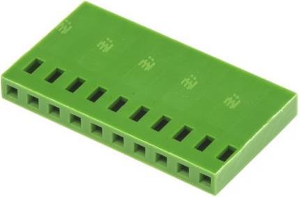 Produktbild TE Connectivity 10way 1row unshrouded crimp socket shell