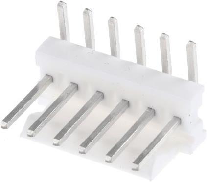 Actual product image TE Connectivity 6 way MTA r/a mount friction lock header