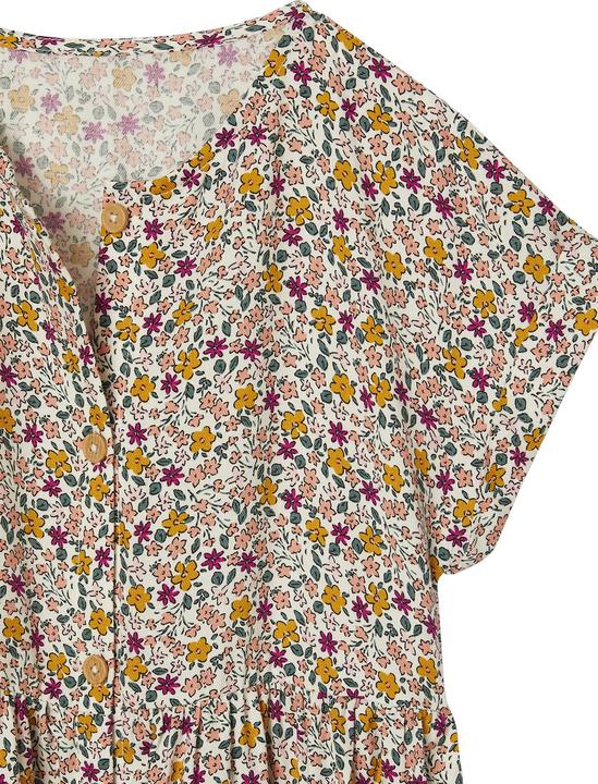 Produktbild Vertbaudet Mädchen Blumenkleid mit Knöpfen (128)