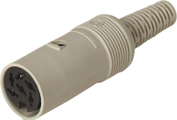 Actual product image Belden Cable socket gray 6P