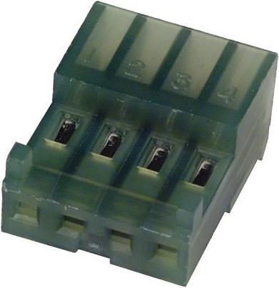 Actual product image TE Connectivity MTA-100 2.54mm Receptacle assembly 4way