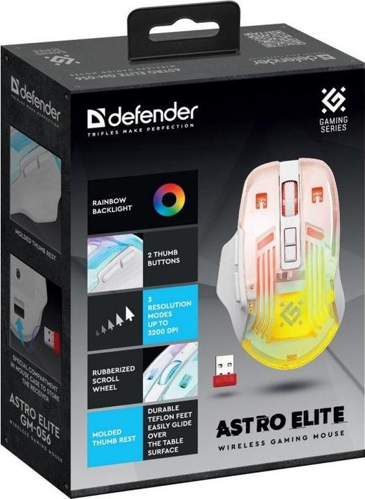 Actual product image Defender MYSZ GM-056 ASTRO ELITE 3200dpi 7P (Wireless)