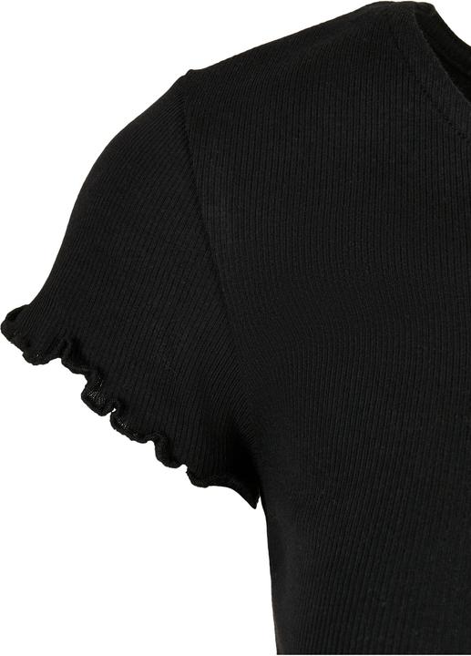Image du produit Urban Classics Ladies Cropped Button Up Rib Tee (4XL)