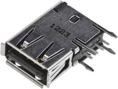 Immagine prodotto TE Connectivity USB type A r/a thru-hole flag style skt