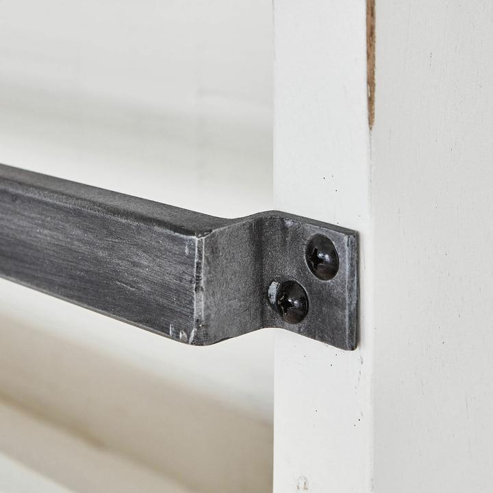 Image du produit Loberon Porte coulissante Besançon blanc/noir