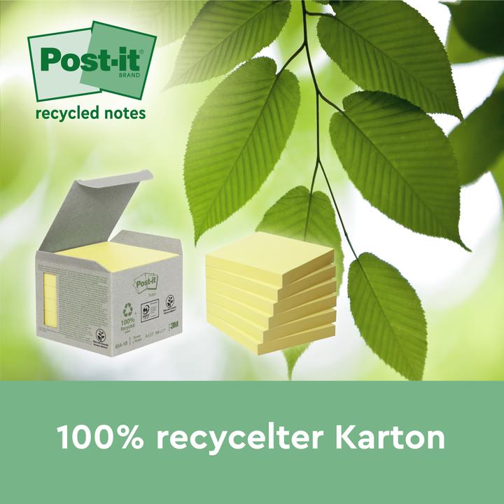 Produktbild Post-it Recycling Z-Notes (76 x 76 mm)