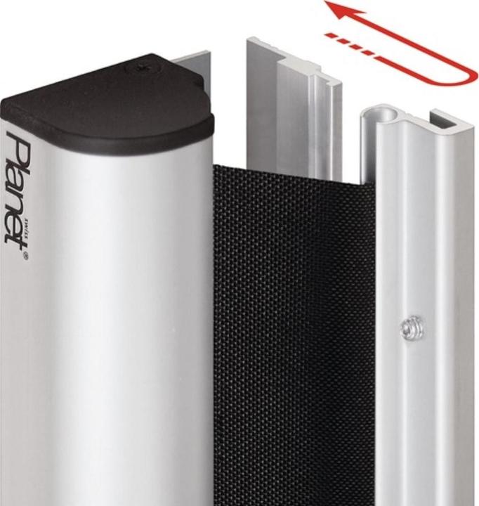 Planet Finger protection roller blind FSR 6000 Quick length 1925 mm opposite hinge side RAL 9016