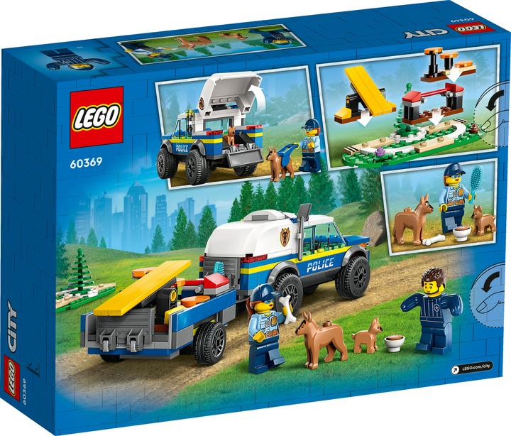 Produktbild LEGO Mobiles Polizeihunde-Training (60369, LEGO City)