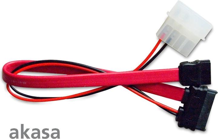 Produktbild Akasa SATA 2 Kombokabel (Daten und Strom)