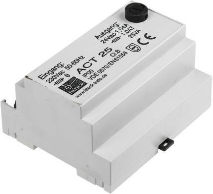 Image du produit Block Transformateur DIN-rail 25VA 24V