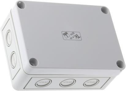 Actual product image Spelsberg IP66 box with grey lid & KO,130x94x57mm (Housing)