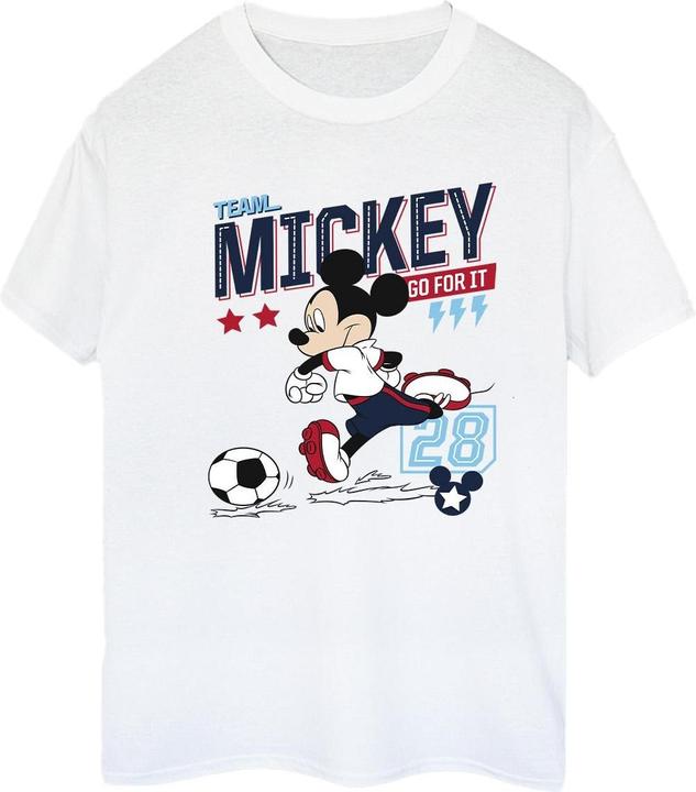 Immagine prodotto Disney Mickey Mouse Team Mickey Football Maglietta Ampia Donna (M)