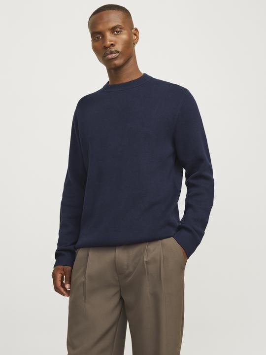 Produktbild Jack & Jones Einfarbig Strickpullover mit Rundhals Strickpullover mit Rundhals (M)
