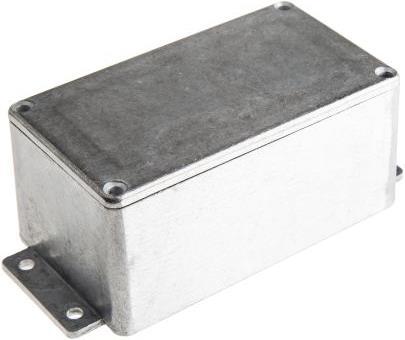 Actual product image Rs Pro EMI/RFI flanged Al.. box,140x64x55mm (Housing)