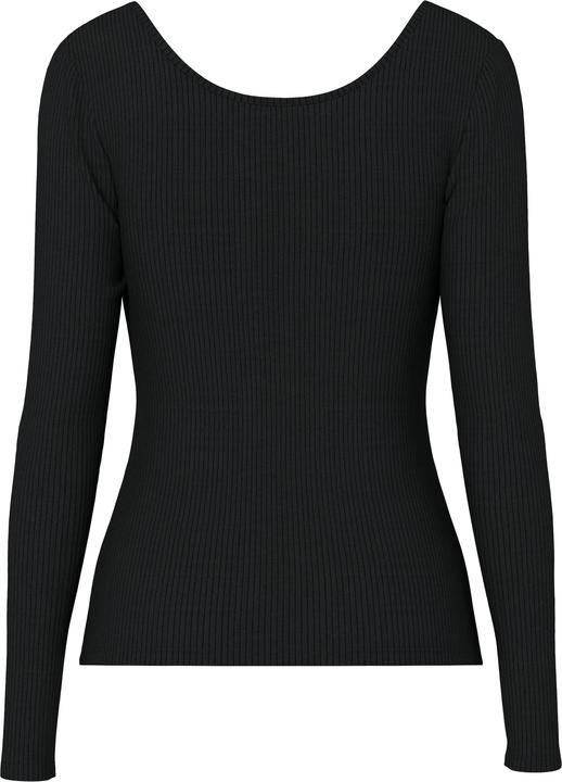 Actual product image Pieces Front buttoned ribbed top (S)
