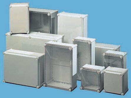 Actual product image Fibox IP67 enclosure grey lid nom.280x280x180 (Housing)