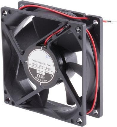 Immagine prodotto Rs Pro Ventola Ass. Su Cuscinetti 24v (80 mm)
