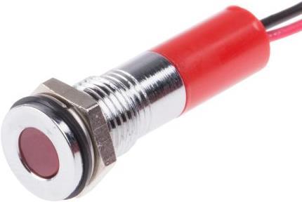 Image du produit Rs Pro Led chrome satiné affleurante rouge 8mm