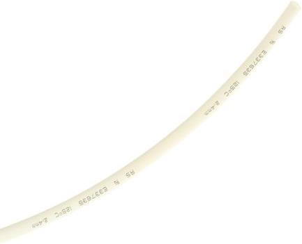 Actual product image Rs Pro White low shrink temp tube 2.4mm i/d