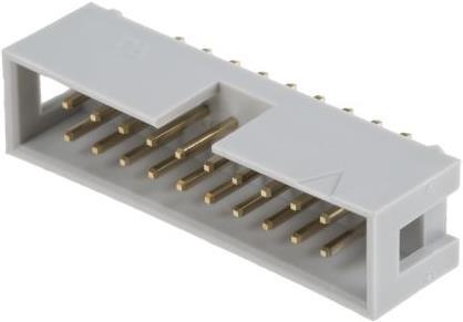 Actual product image Rs Pro 20way IDC straight boxed header,25.7mm L