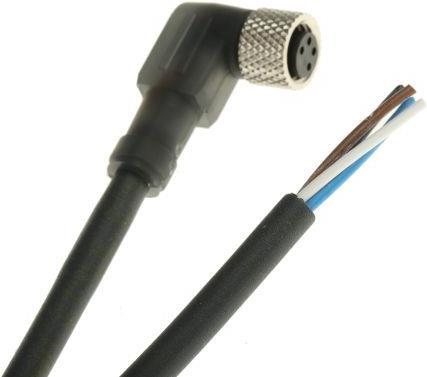 Image du produit TE Sensors Connecteur M8 4 broches 5m coudé (Câble d'antenne)