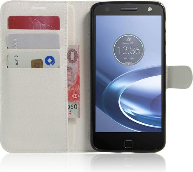 Image du produit MU Classic Couverture en cuir avec texture litchi (Motorola Moto Z Play)