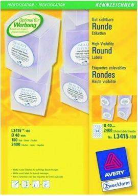Image du produit Avery Étiquettes rondes