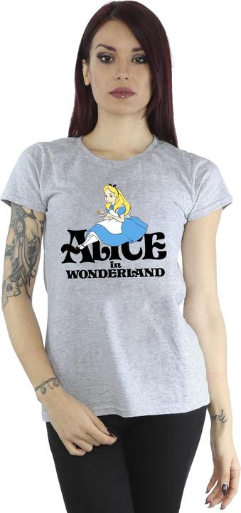 Immagine prodotto Disney Alice In Wonderland Tea Drinker Classic Maglietta Donna (M)